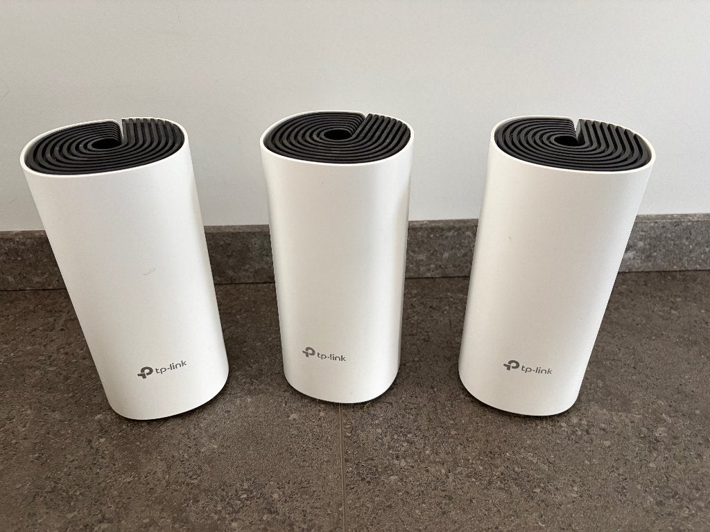 TP-link deco m4 (3 stuks), Ophalen of Verzenden, Zo goed als nieuw, TP-Link Deco