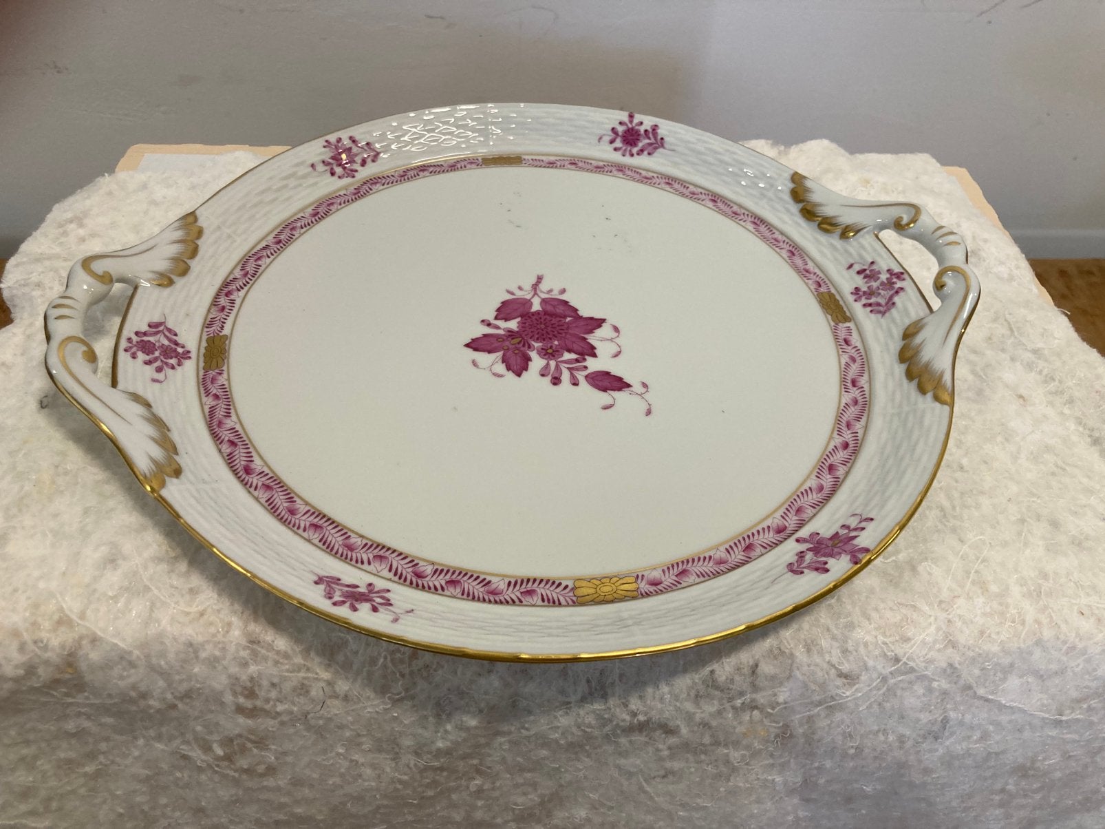 Herend rose gebakstel, Ophalen of Verzenden