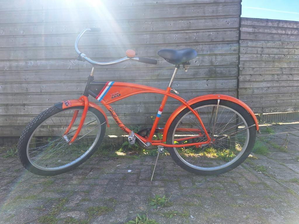 Holland Cruiser Fiets zgan, oranje, Ophalen, Terugtraprem, Holland Cruiser, Staal