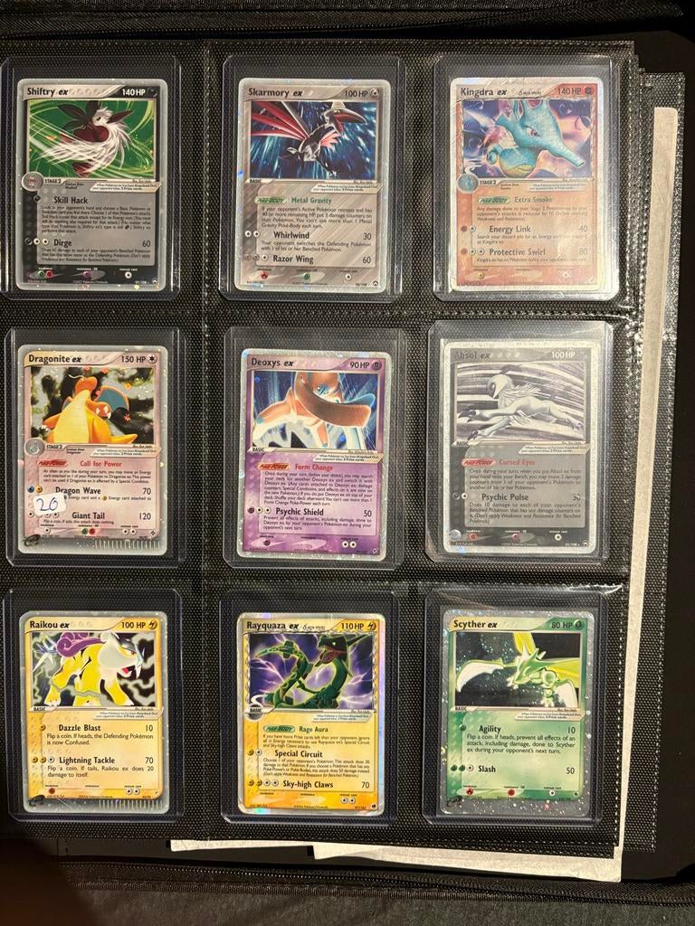 Zeldzame Pokémon ex era kaarten - Vintage collectie, Ophalen, Gebruikt, Meerdere kaarten, Foil