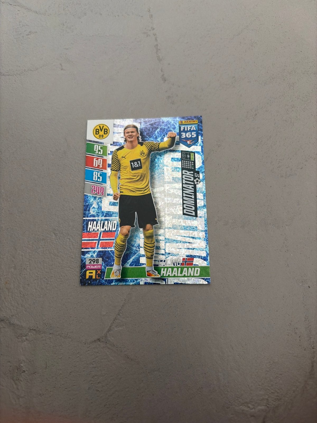 Panini FIFA 365 Adrenalyn XL Dominator Haaland kaart, Ophalen of Verzenden, Nieuw, Buitenlandse clubs, Spelerskaart
