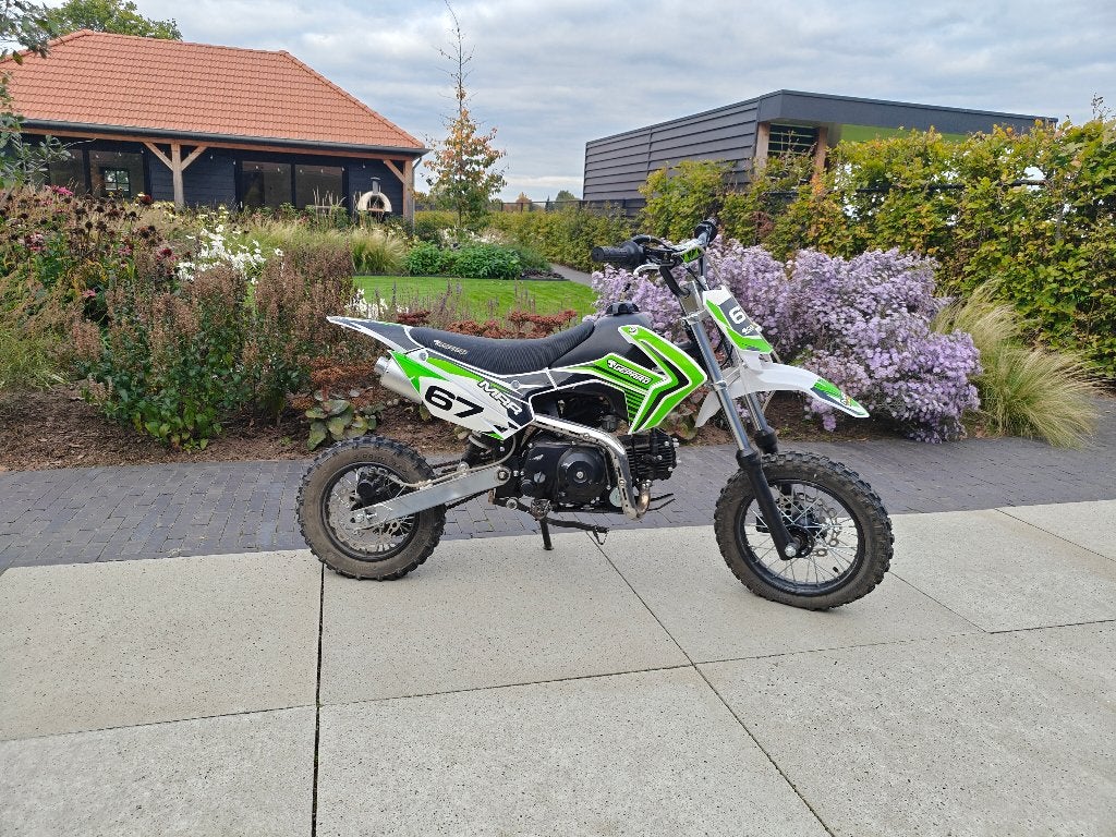 Zo goed als nieuwe crossmotor, ideaal voor beginners, Ophalen, Storm, 125 cc, Schijfrem