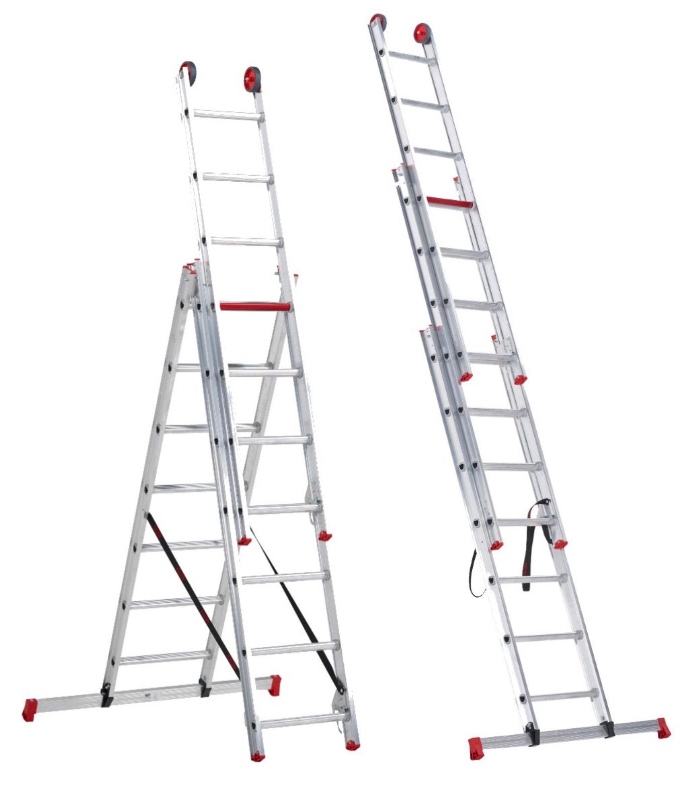 Altrex All round 3x7 ladder, eigenlijk nieuw, Ophalen, Zo goed als nieuw, 4 meter of meer