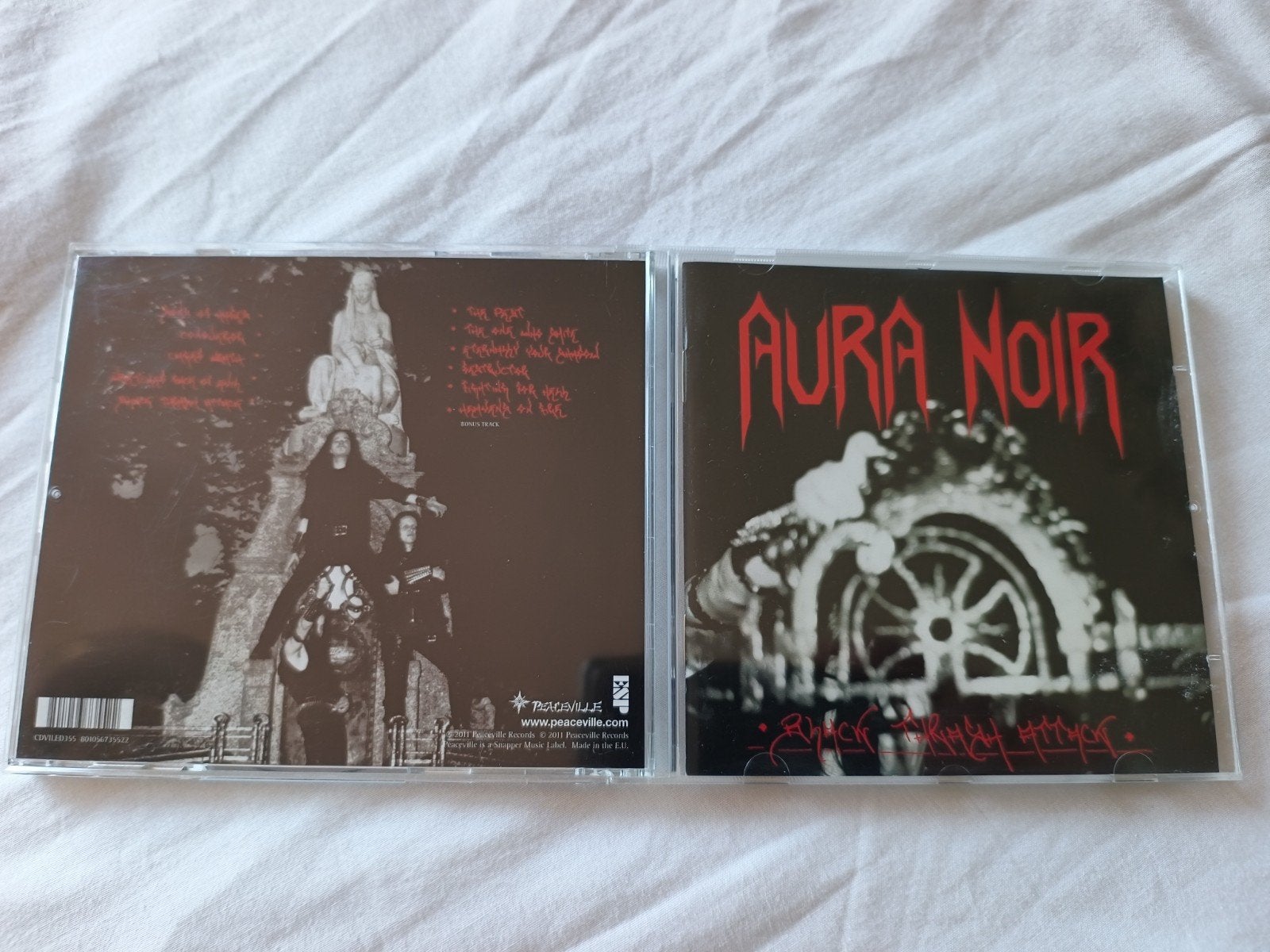 Aura Noir - Black Thrash Attack, Ophalen of Verzenden, Zo goed als nieuw, Black metal