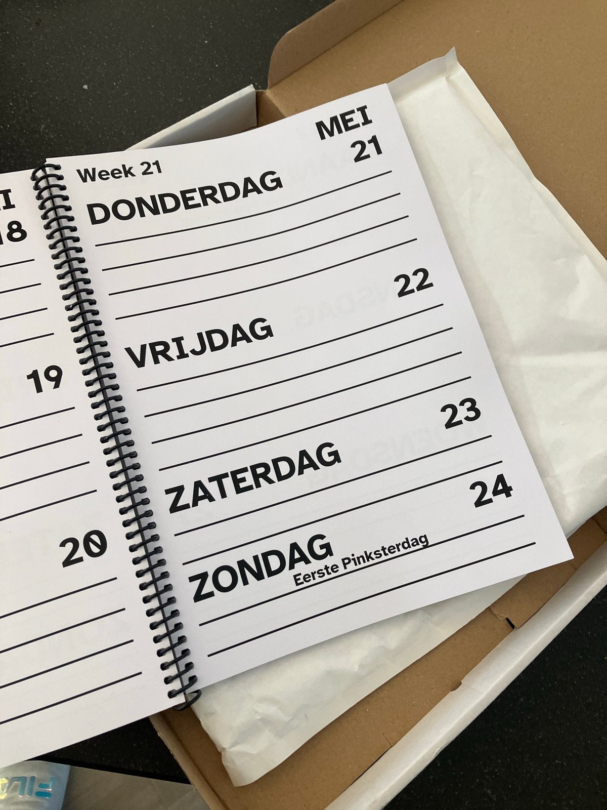 Grootletter agenda 2026- nieuw!, Ophalen of Verzenden, Nieuw