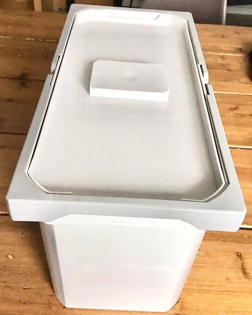 NABER AFVALEMMER / PRULLENBAK 10 LITER MET EXTRA DEKSEL, 10 tot 20 liter, Ophalen of Verzenden, Gebruikt, Kunststof