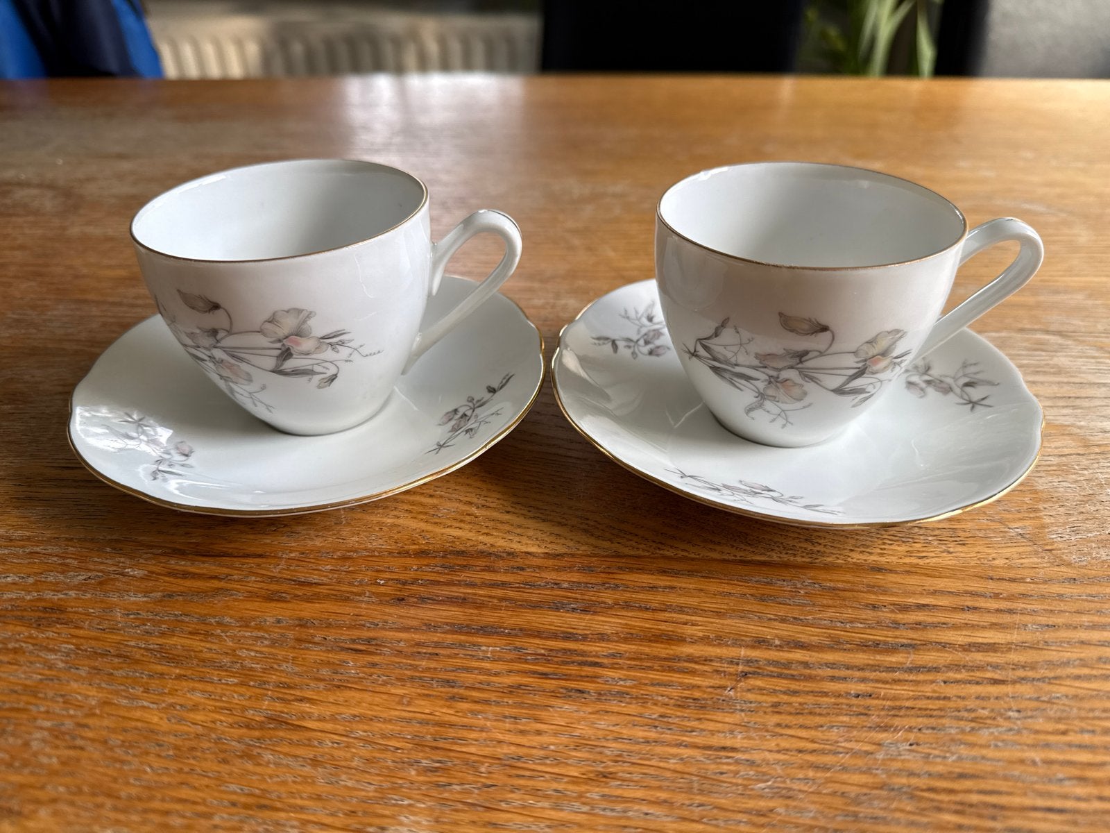 vintage kop en schotels - Epiag Loucky Tsjechoslowakije, Antiek en Kunst, Antiek | Servies los, Ophalen of Verzenden