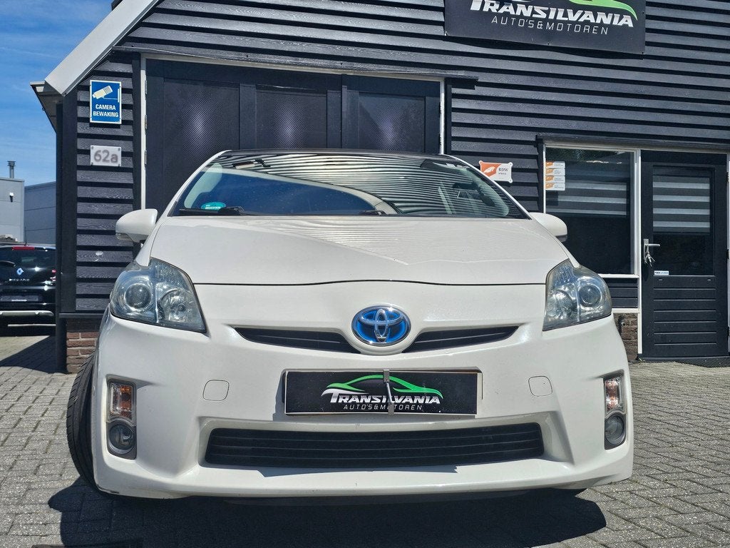 Toyota Prius 1.8 Comfort, Auto's, Gebruikt, 4 cilinders, Wit, Bedrijf