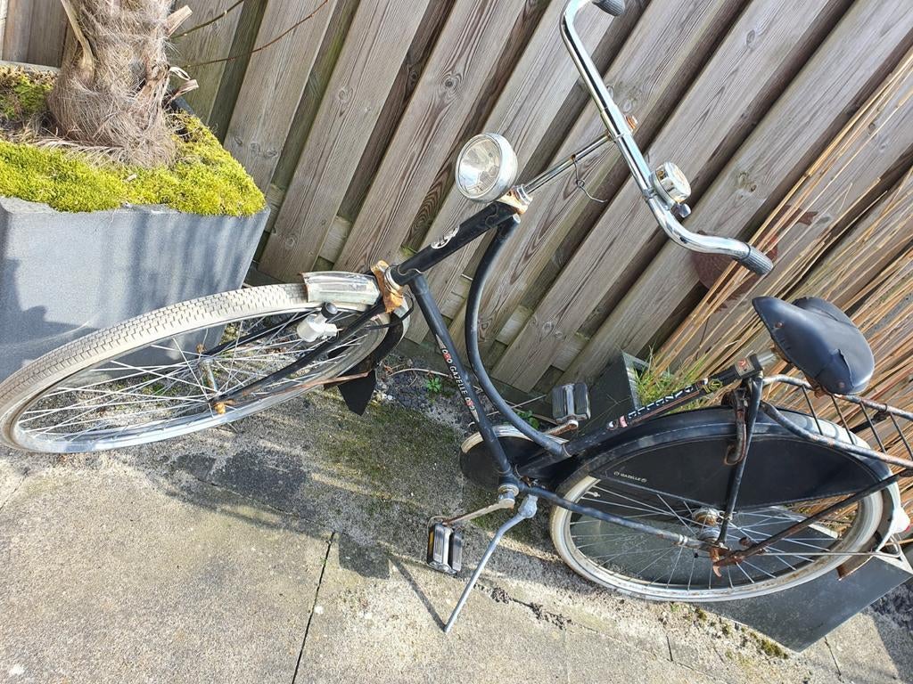 Oude Gazelle oma fiets, Ophalen, Gebruikt