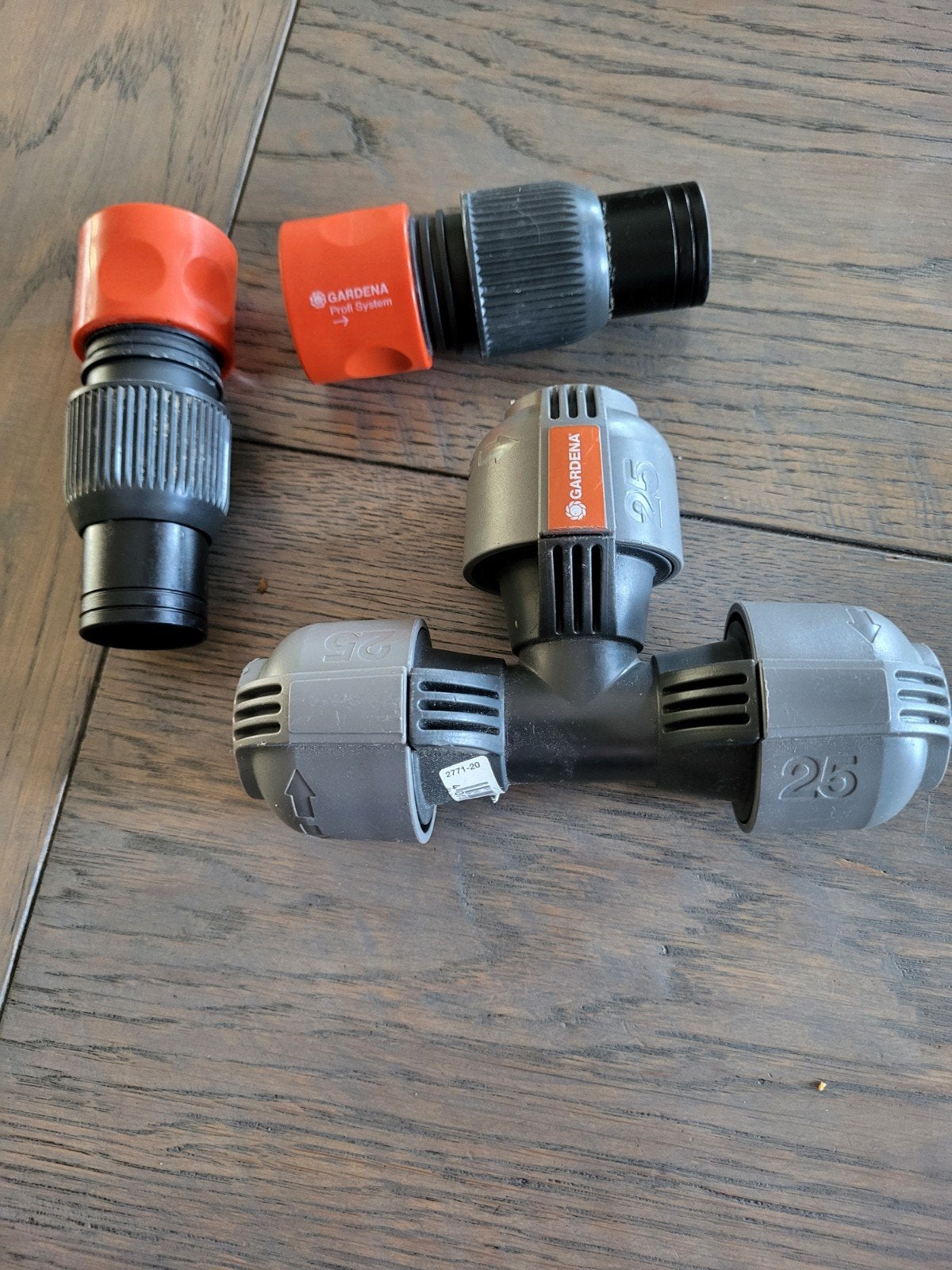 Gardena Profi System Koppelstukken en T-stuk 25mm, Ophalen of Verzenden