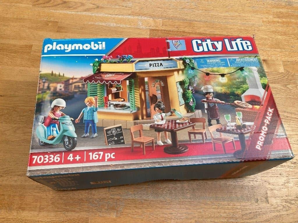 Playmobil pizzeria, Gebouw, Complete set, Ophalen of Verzenden, Zo goed als nieuw