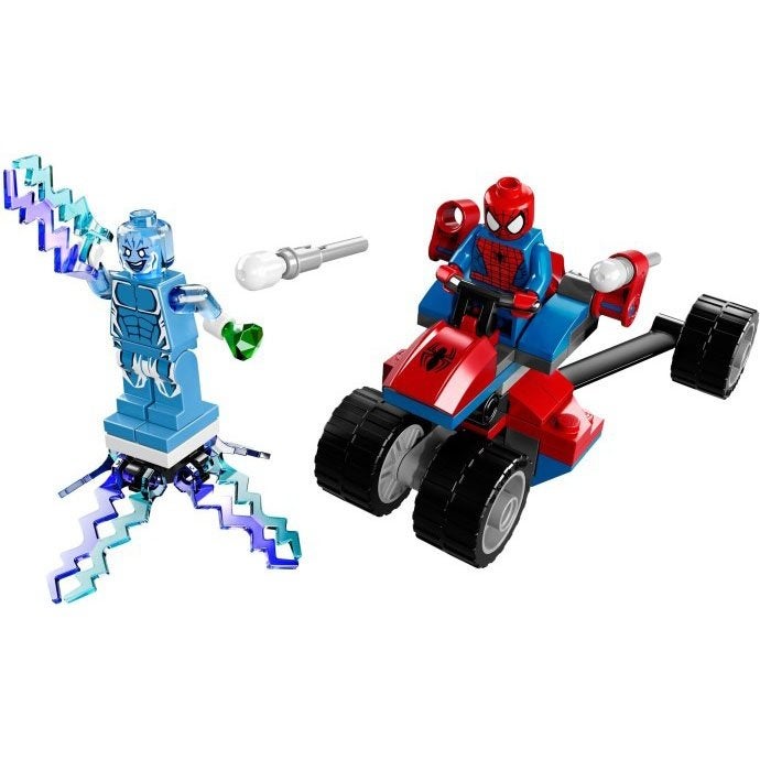 76014 Spider-Trike vs. Electro (2014), Ophalen, Inclusief minifiguren, Marvel, Lego