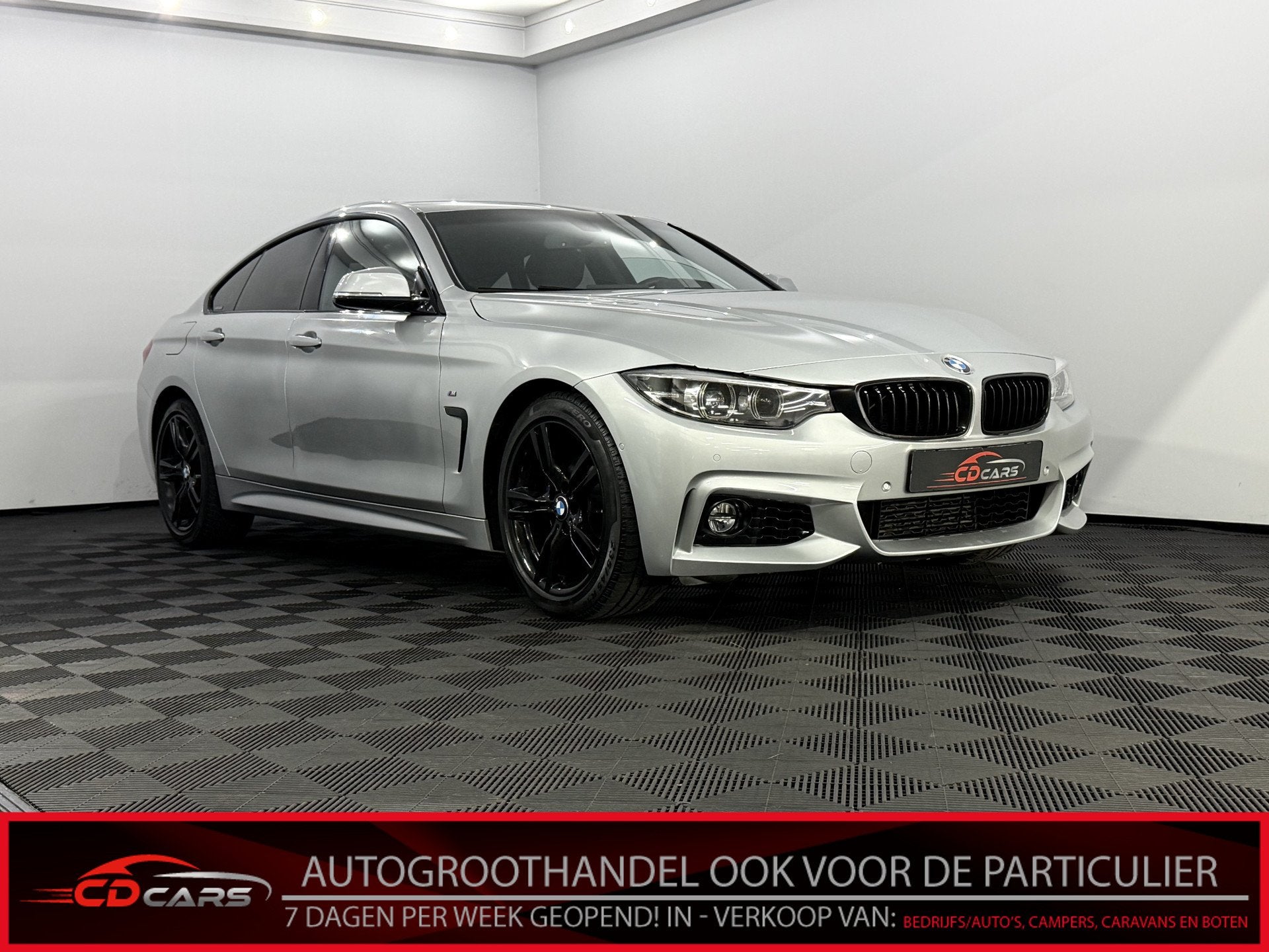 BMW 4 Serie Gran Coupé 418i High Executive M sport Leder, C, Auto's, Automaat, Gebruikt, Euro 6, Bedrijf