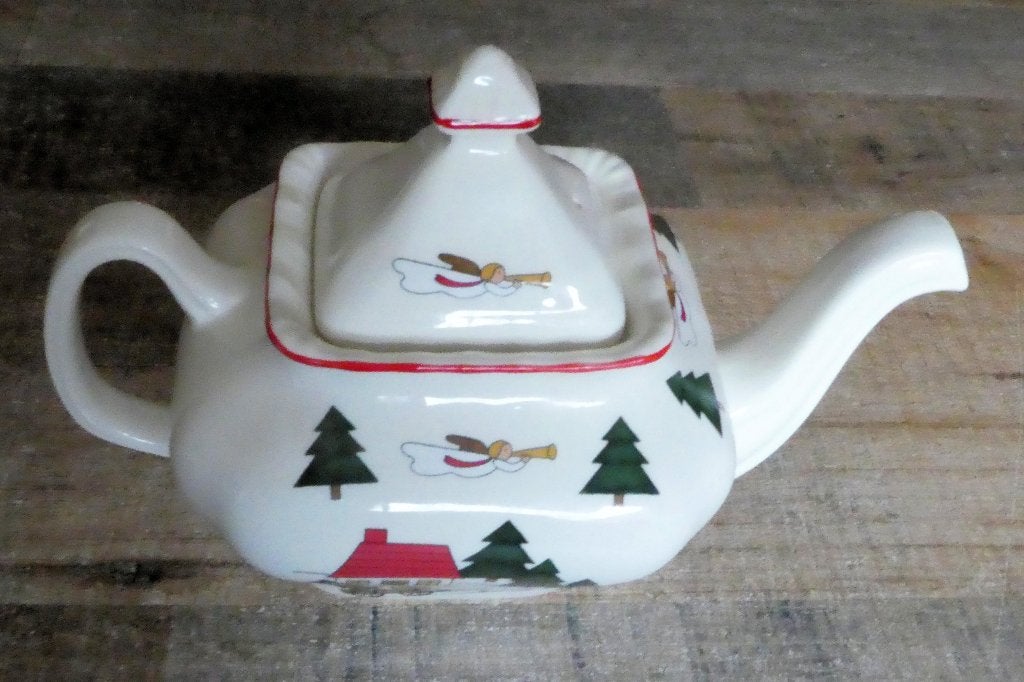 Mason’s Christmas Village theepot 1983, Ophalen of Verzenden, Zo goed als nieuw
