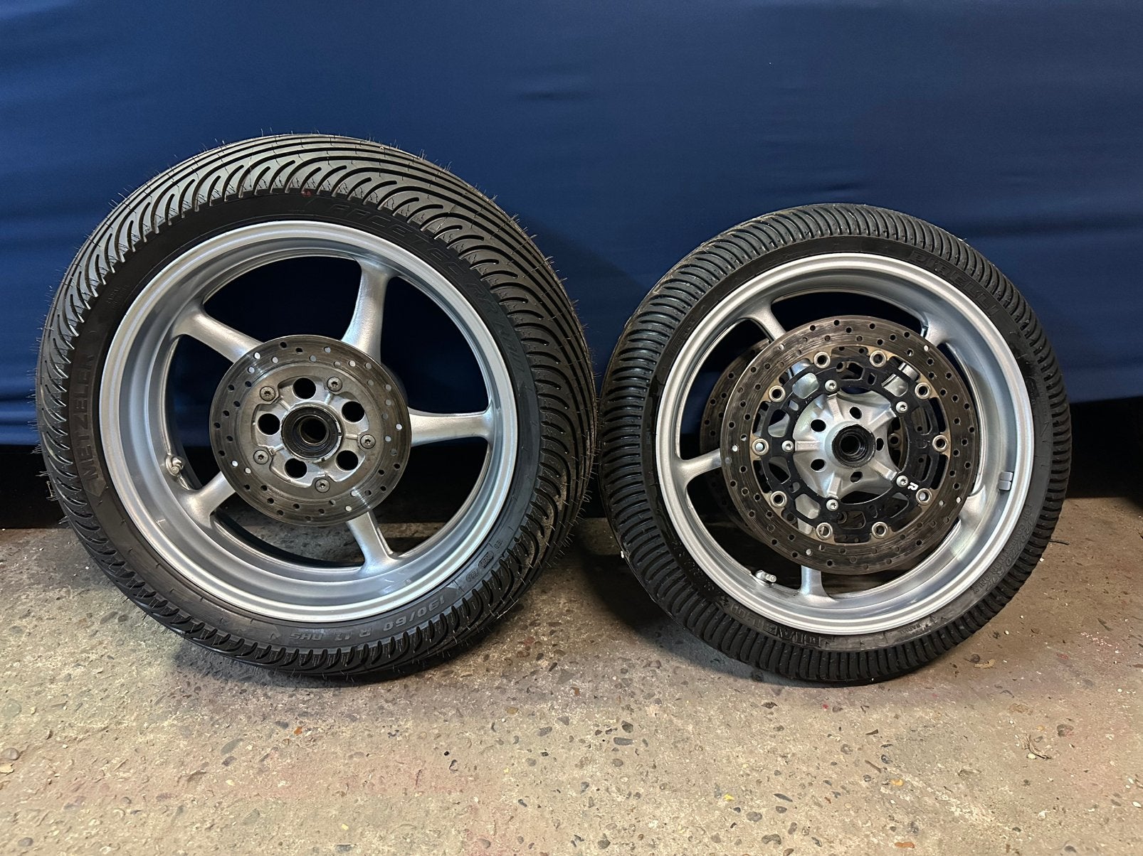 Set wielen yamaha r6 2006-2016 met schijven, Ophalen, Gebruikt