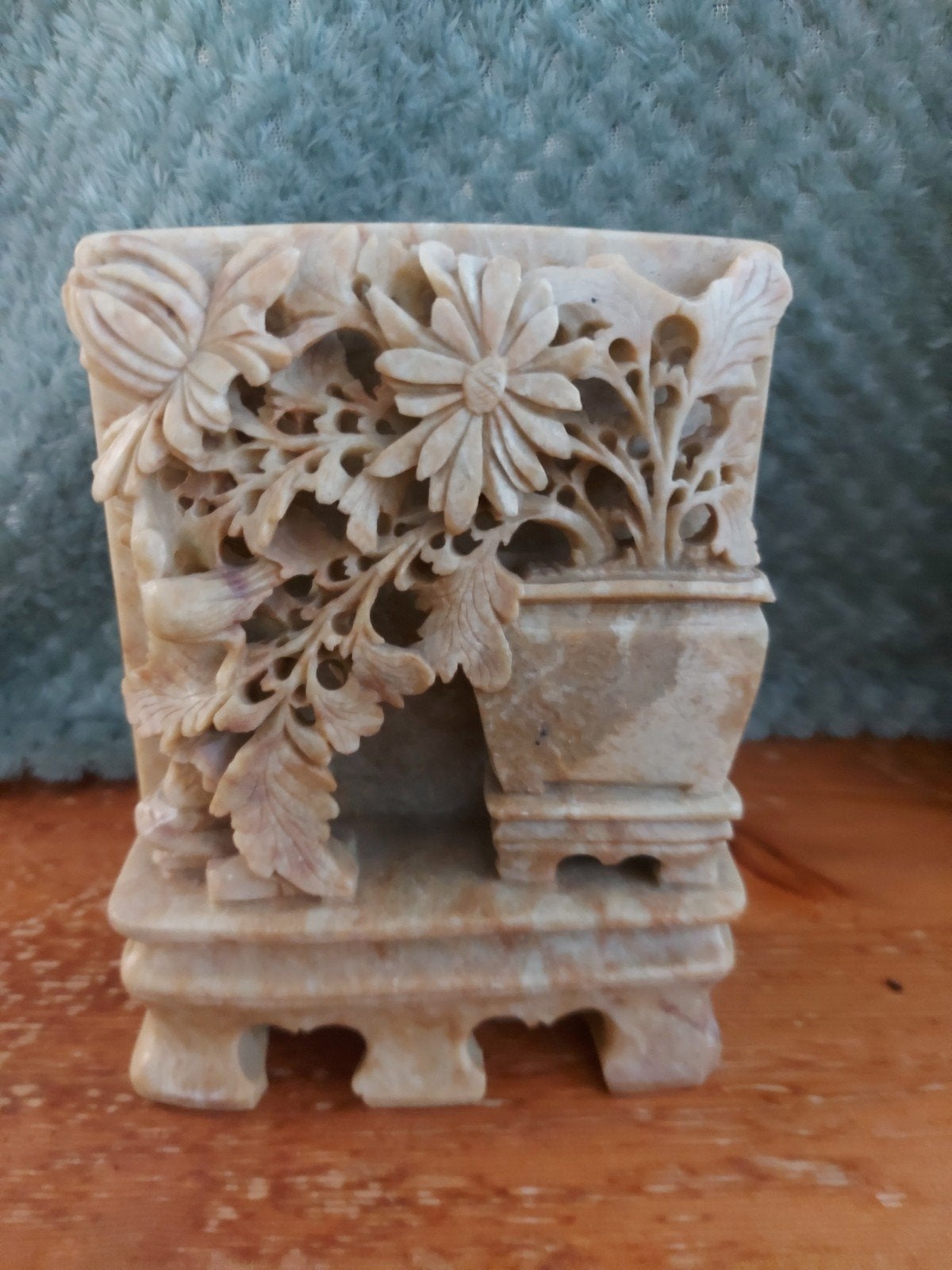 Set van 6 Chinese spekstenen sculpturen, Overige onderwerpen, Minder dan 20 cm, Ophalen of Verzenden, Handgemaakt