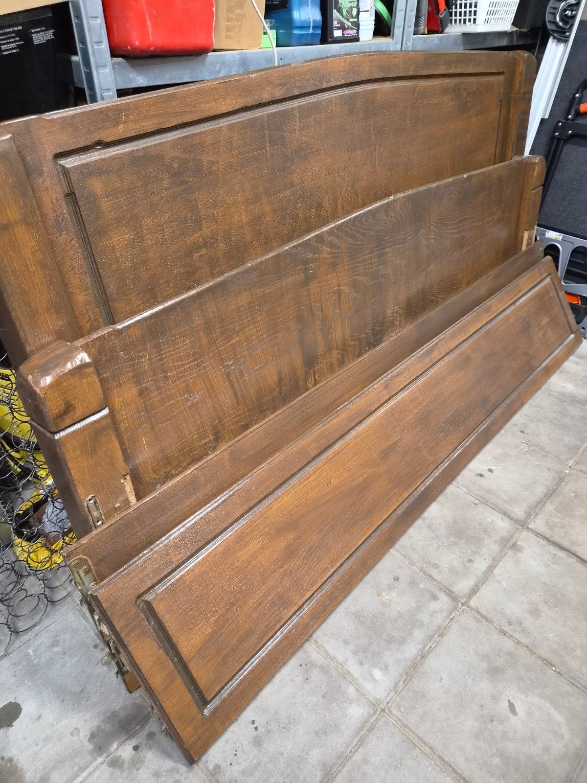 gratis bedombouw 180x200, Huis en Inrichting, Slaapkamer | Bedden, Gebruikt, Bruin, Tweepersoons, Ophalen of Verzenden