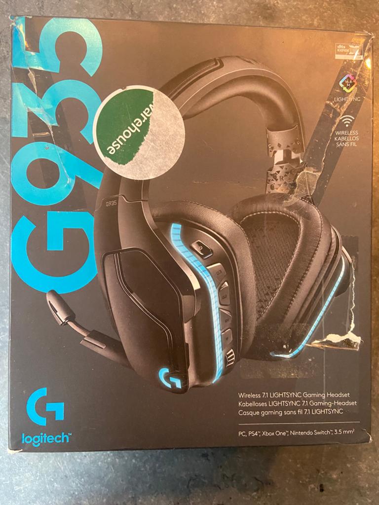 Logitech G935 LIGHTSYNC Gaming Headset - Nieuw, doos beschad, Ophalen of Verzenden, Nieuw, Overige merken, Draadloos