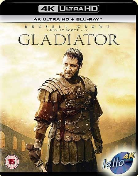 Blu-ray 4K: Gladiator (2000 Russell Crowe) nieuw UK NLO, Cd's en Dvd's, Ophalen of Verzenden, Nieuw in verpakking, Actie