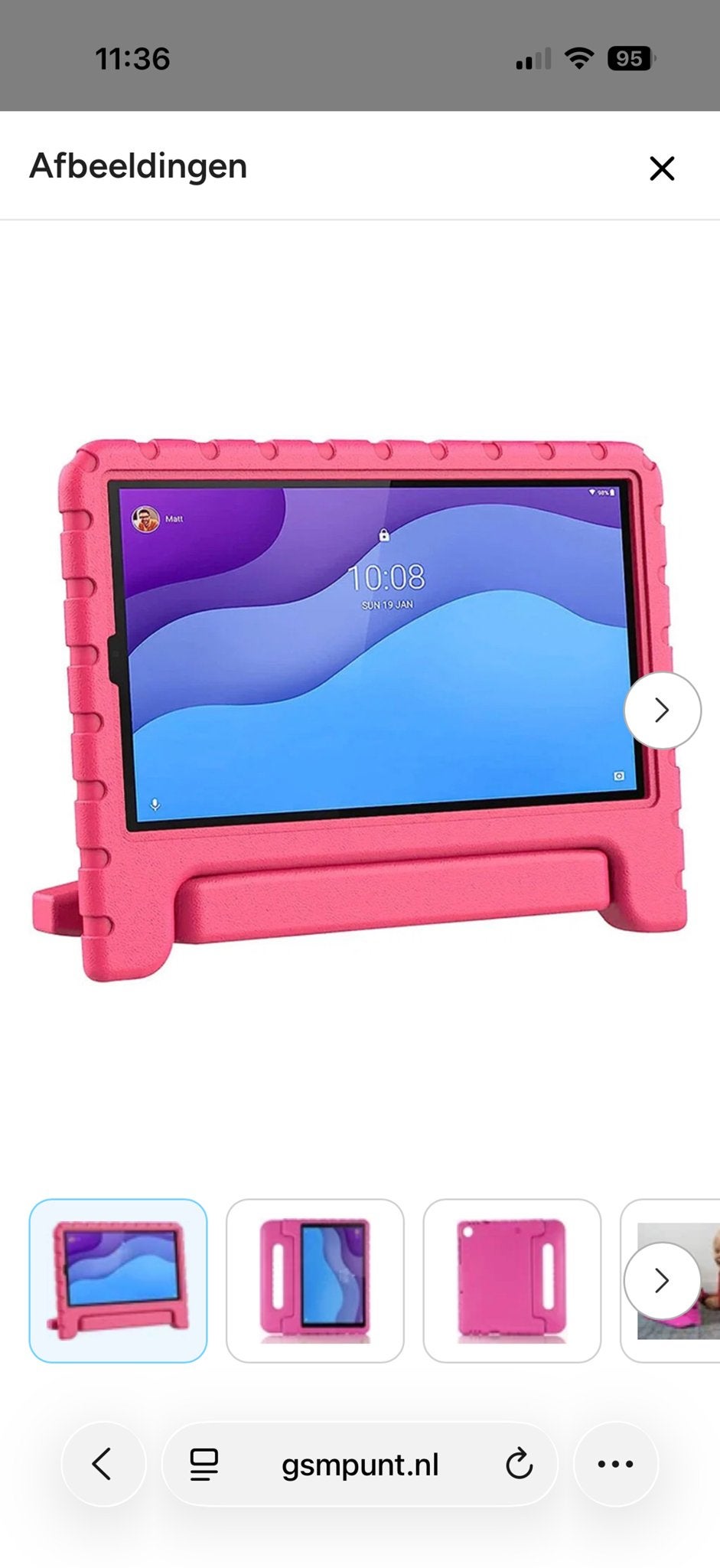 Lenovo Tab M10 HD Gen 2 met hoes, Computers en Software, Windows Tablets, Zo goed als nieuw, Wi-Fi, 10 inch, Ophalen