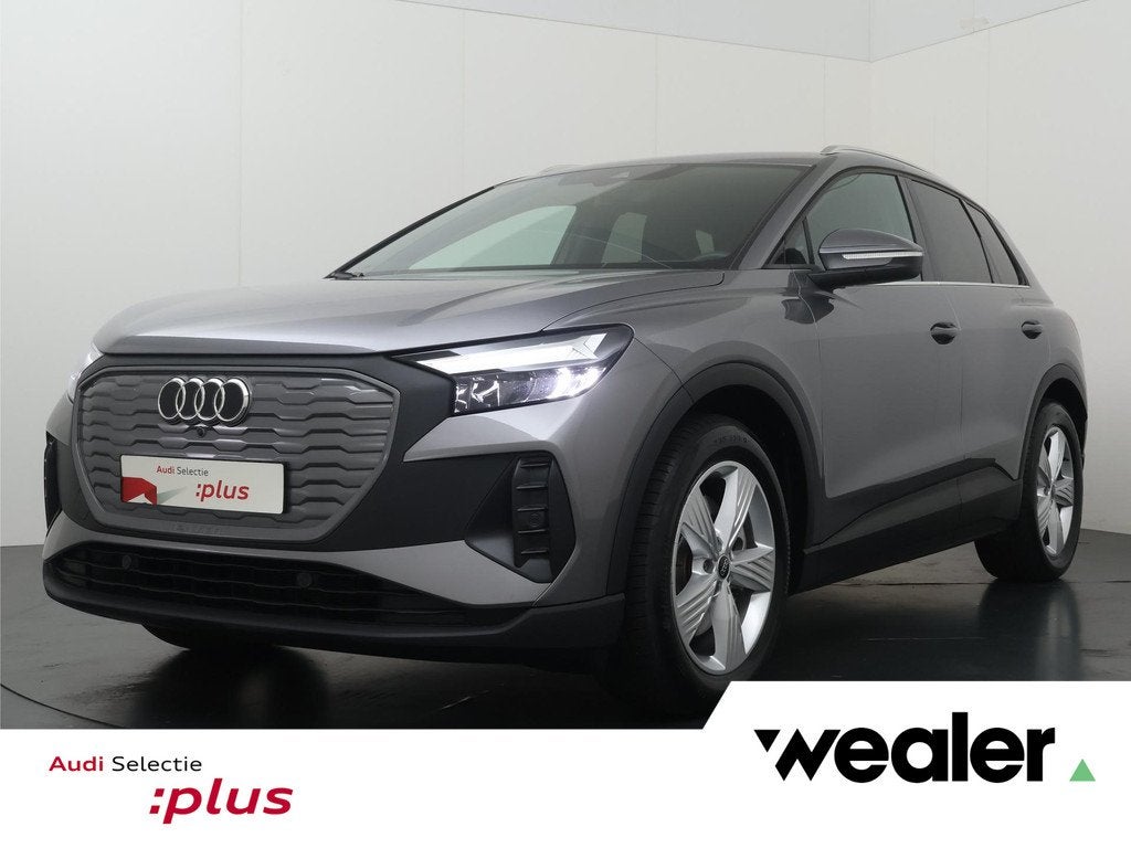 Audi Q4 e-tron 45 Edition 82 kWh | 286 PK | SoH 100% | Warmt, Auto's, Audi, Gebruikt, Zwart, 82 kWh, Met garantie (alle)