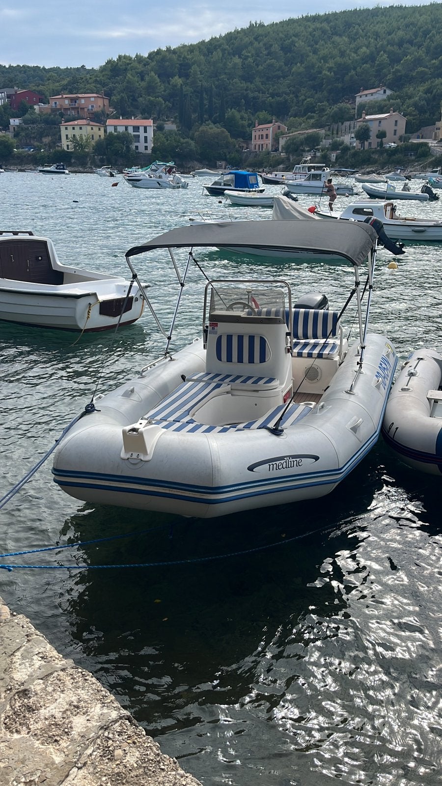 Zodiak Medline 500 incl Pega 1350 trailer, 5 m, Zo goed als nieuw, 2 m, 40 pk