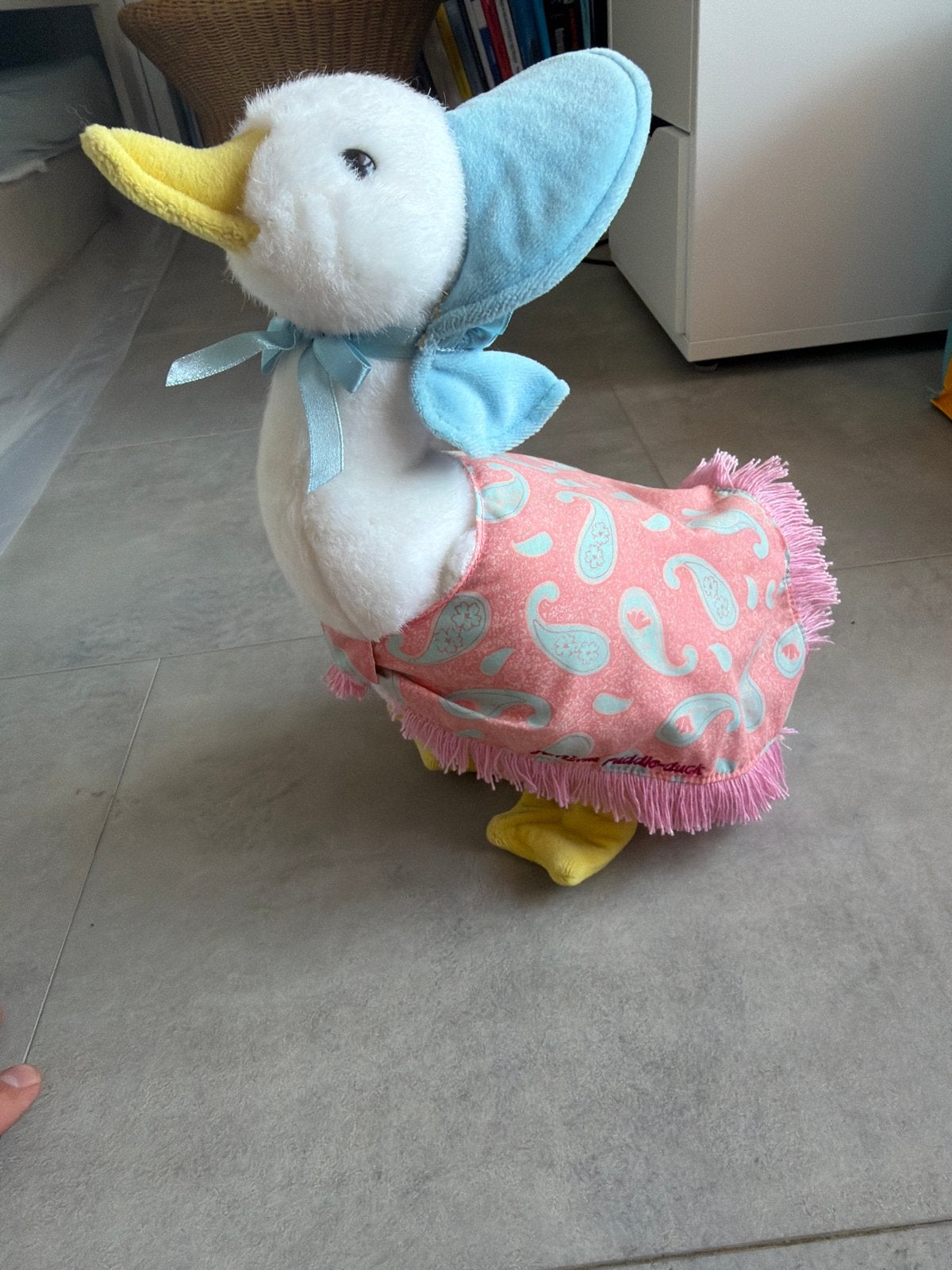 Jemima Puddle-duck knuffel van Peter Rabbit, Overige merken, Overige karakters, Ophalen of Verzenden, Zo goed als nieuw
