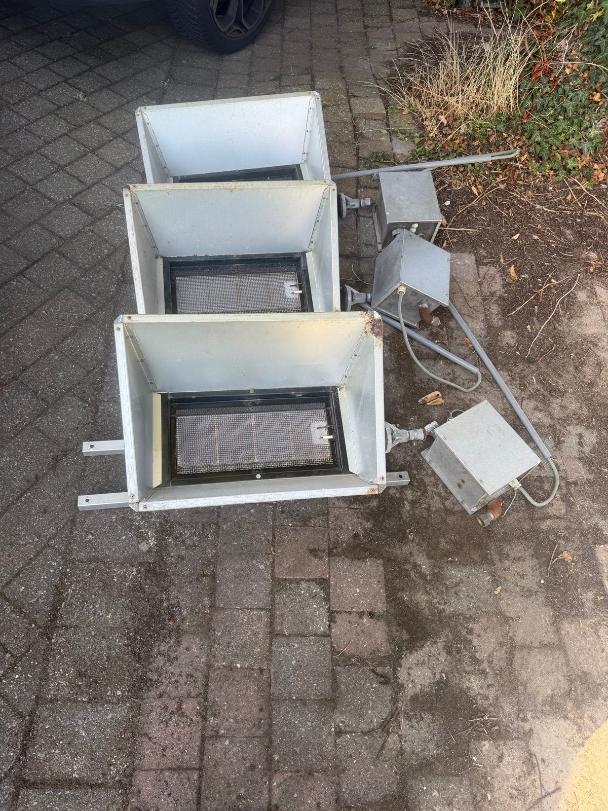 3x GoGaS professionele gas infraroodstraler 6 kW, Ophalen, Gebruikt, 800 watt of meer, Overige typen