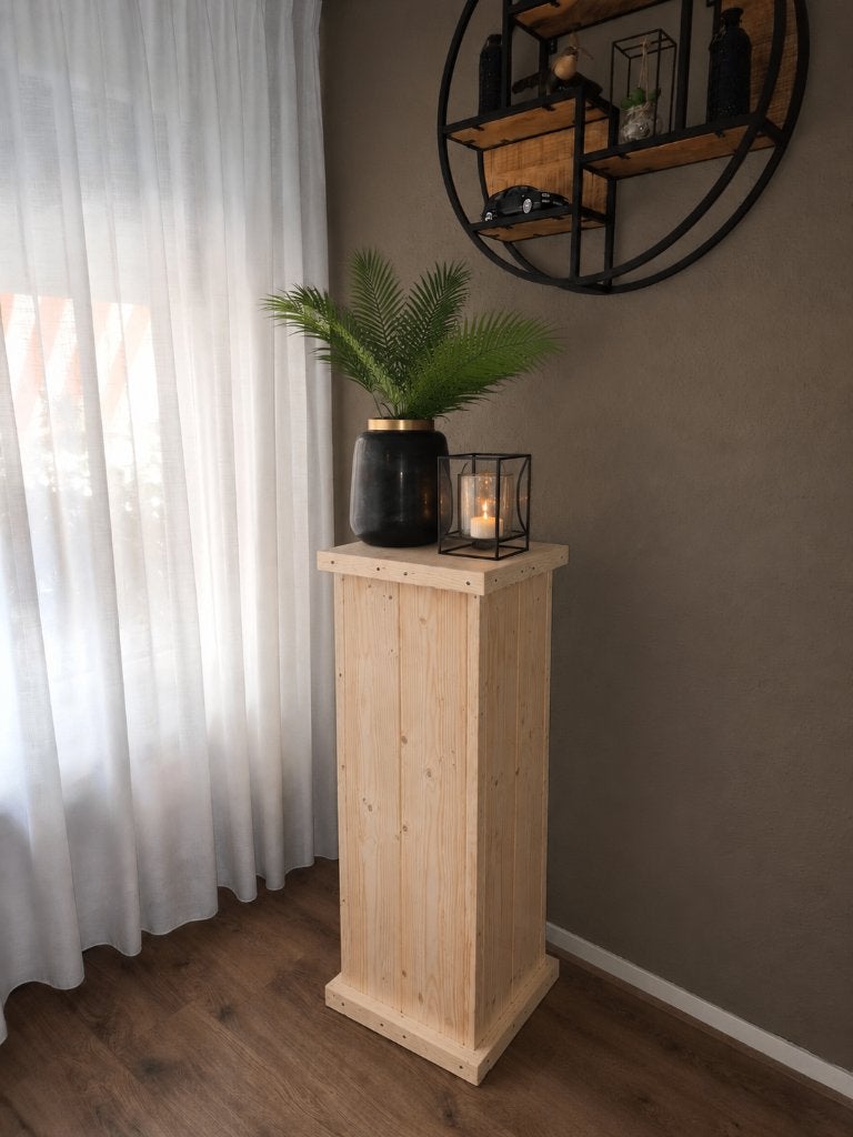 Steigerhouten zuil / sokkel – handgemaakt – op maat mogelijk, Huis en Inrichting, Woonaccessoires | Zuilen en Pilaren, Ophalen
