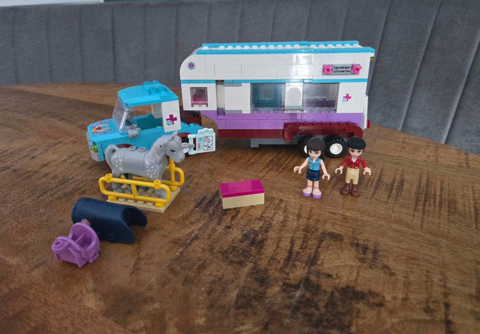 Lego Friends Paardentrailer 41125, Lego, Friends, Ophalen of Verzenden, Zo goed als nieuw