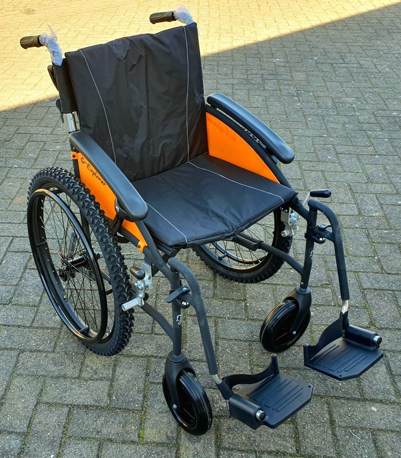 Lichtgewicht outdoor rolstoel Excel G-Explorer NIEUW, Diversen, Rolstoelen, Excel G-Explorer, Nieuw, Duwrolstoel, Inklapbaar