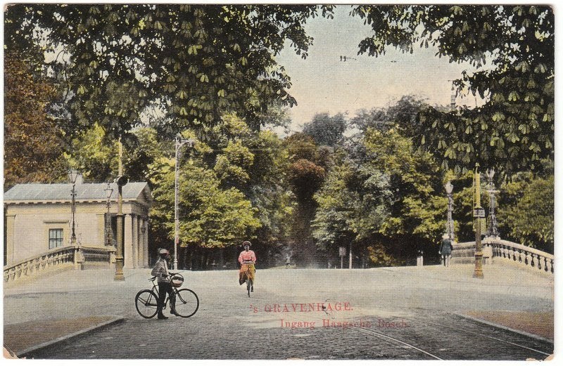 Ansichtkaart Ingang Haagsche bosch [4189]  [VeAnAn], Ophalen of Verzenden, Voor 1920, Gelopen, Zuid-Holland