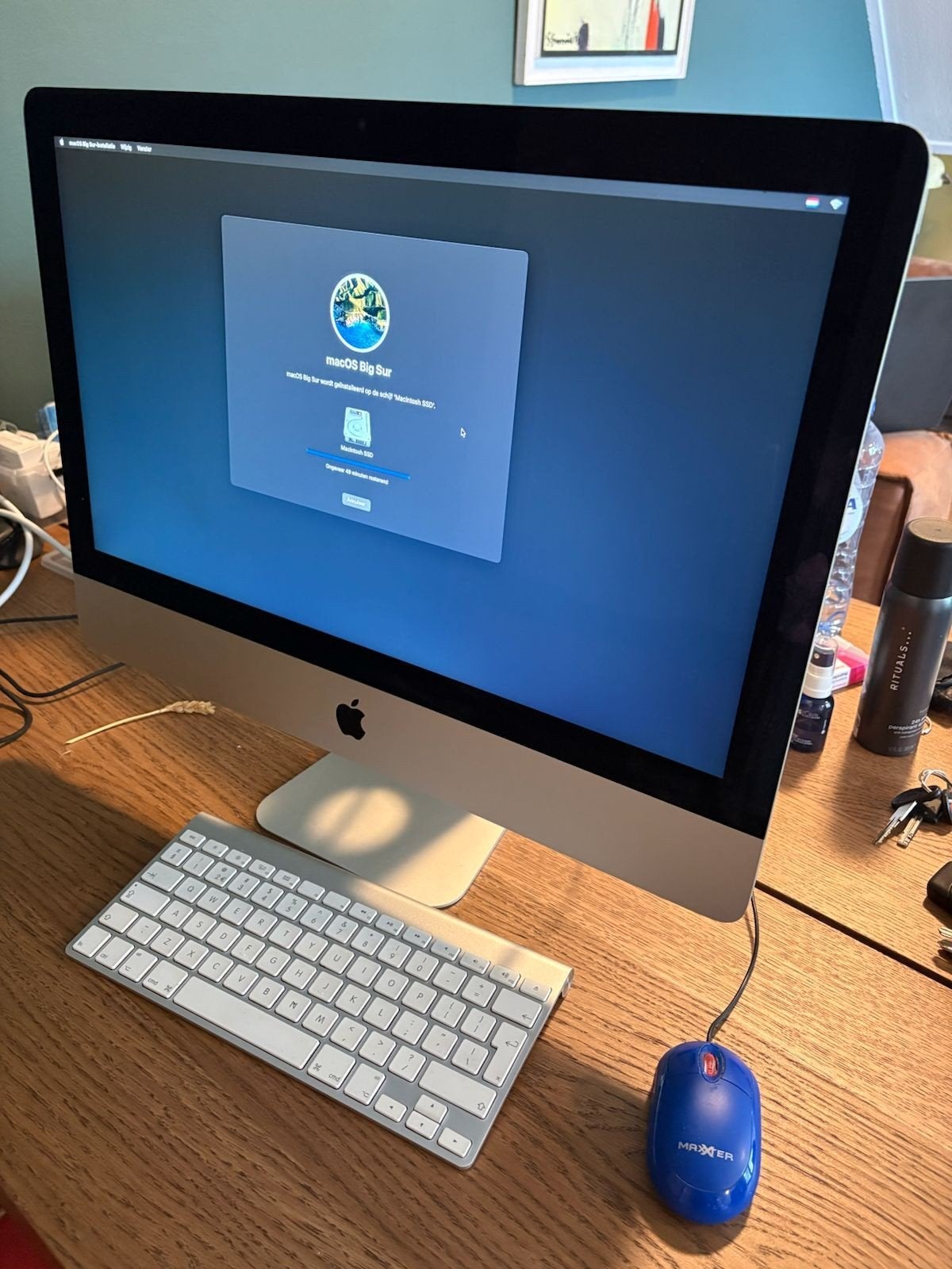 iMac 21,5-inch met SSD - Goed, snel en krasvrij schermGoed, Computers en Software, Apple Desktops, Ophalen, 2 tot 3 Ghz, SSD, IMac