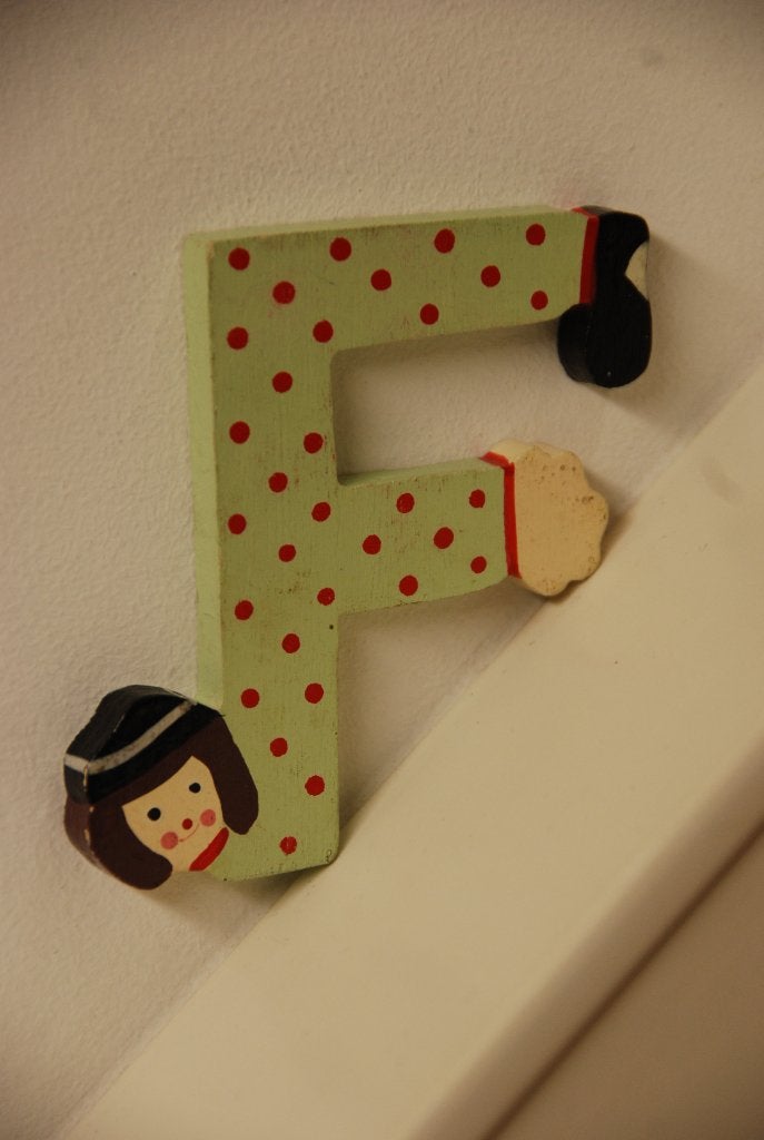 Ffff met afbeelding van poppetje op je kamer!, Ophalen of Verzenden, Nieuw, Overige typen