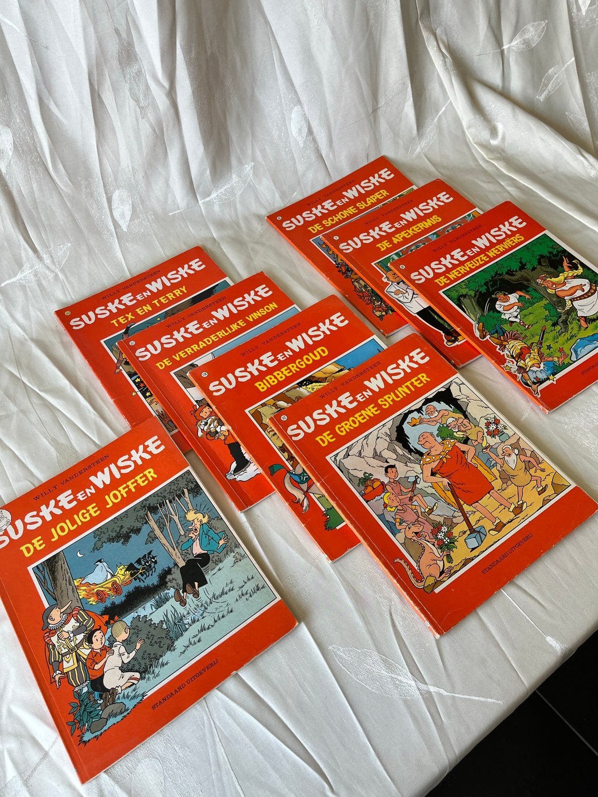 Suske en Wiske Stripboeken Collectie - 8 Delen, Meerdere stripboeken, Ophalen, Gelezen