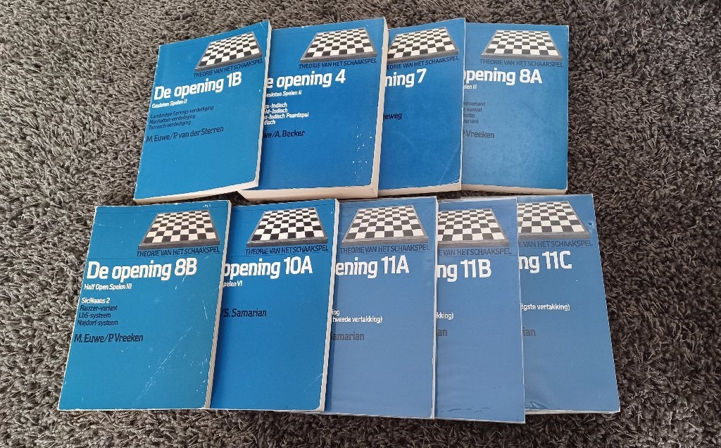 SCHAAKBOEKEN, Ophalen of Verzenden, Minder dan 500 stukjes, Gebruikt, Schaken