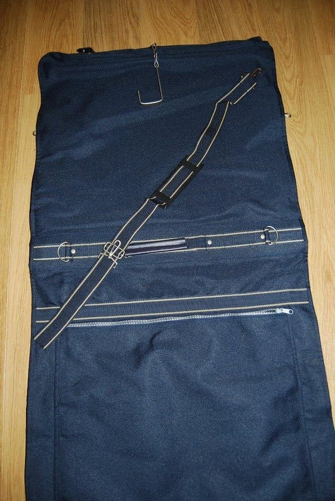 Te koop: mooie kledinghoes, Sieraden, Tassen en Uiterlijk, Tassen | Reistassen en Weekendtassen, Ophalen, 30 cm of meer, Blauw