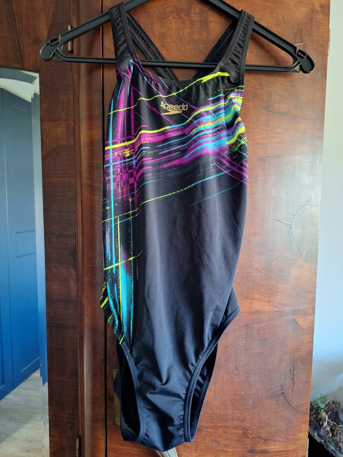 Badpak Speedo maat S, Zwart, Badpak, Zo goed als nieuw, Speedo