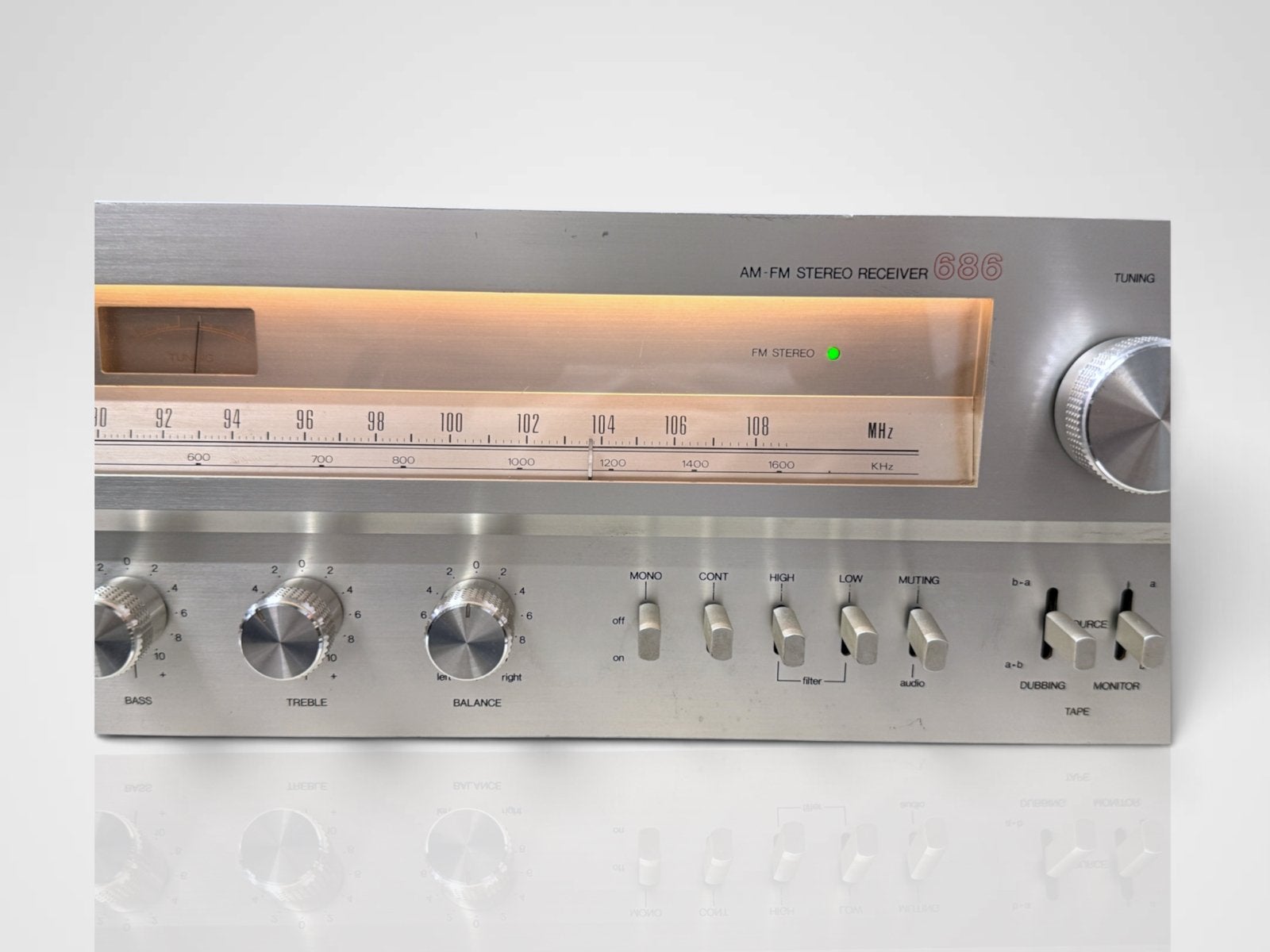Philips Stereo 686 Receiver - Top Conditie en Goed Werkend, Philips, Tuner of Radio, Philips, Zo goed als nieuw