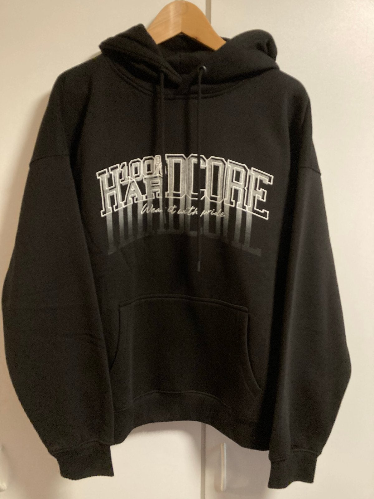 Hardcore hoodie maat M zwart, Verzenden, Nieuw, Maat 48/50 (M), Zwart