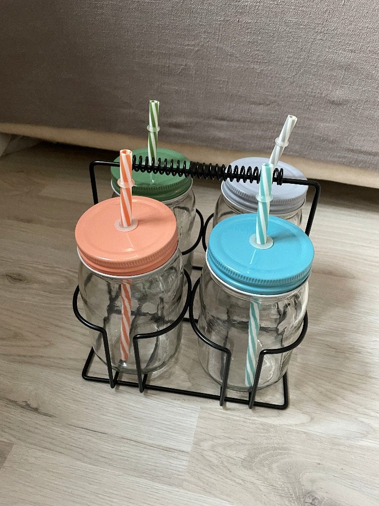 bekers, Glas of Glazen, Gebruikt, Ophalen of Verzenden, Glas