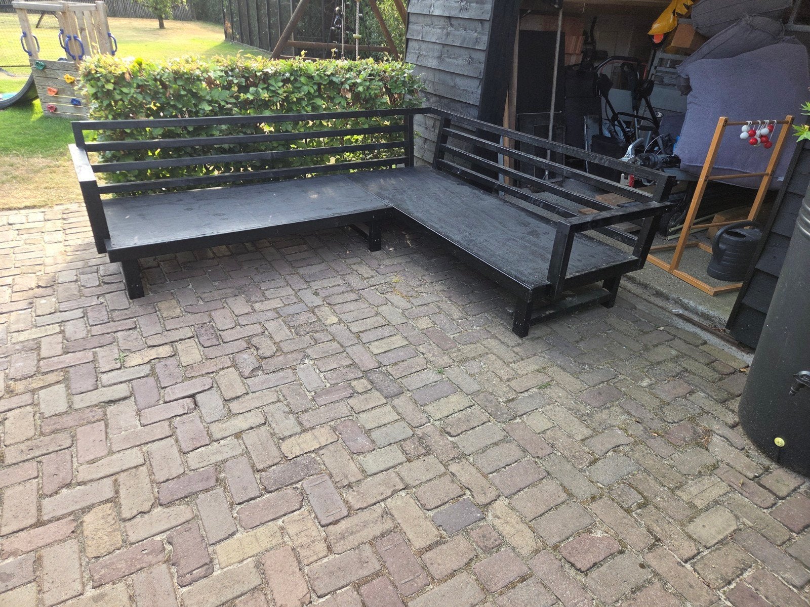 mooie lounchebank te koop, Tuin en Terras, Ophalen, Zo goed als nieuw, Hout