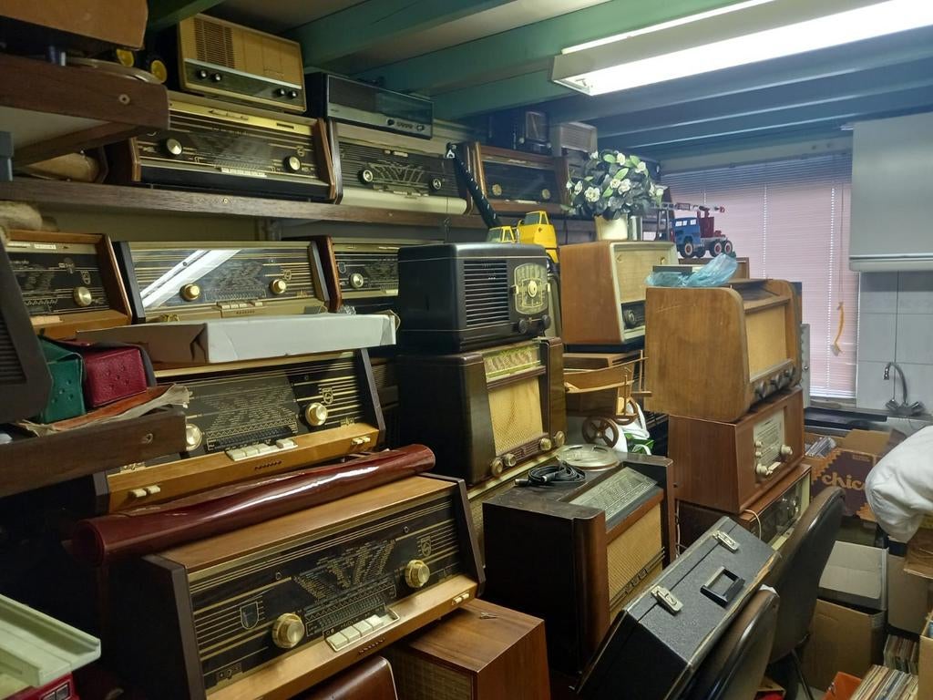 Diversen buizen radio's (o.a. philips), Audio, Tv en Foto, Radio's, Ophalen, Gebruikt, Radio