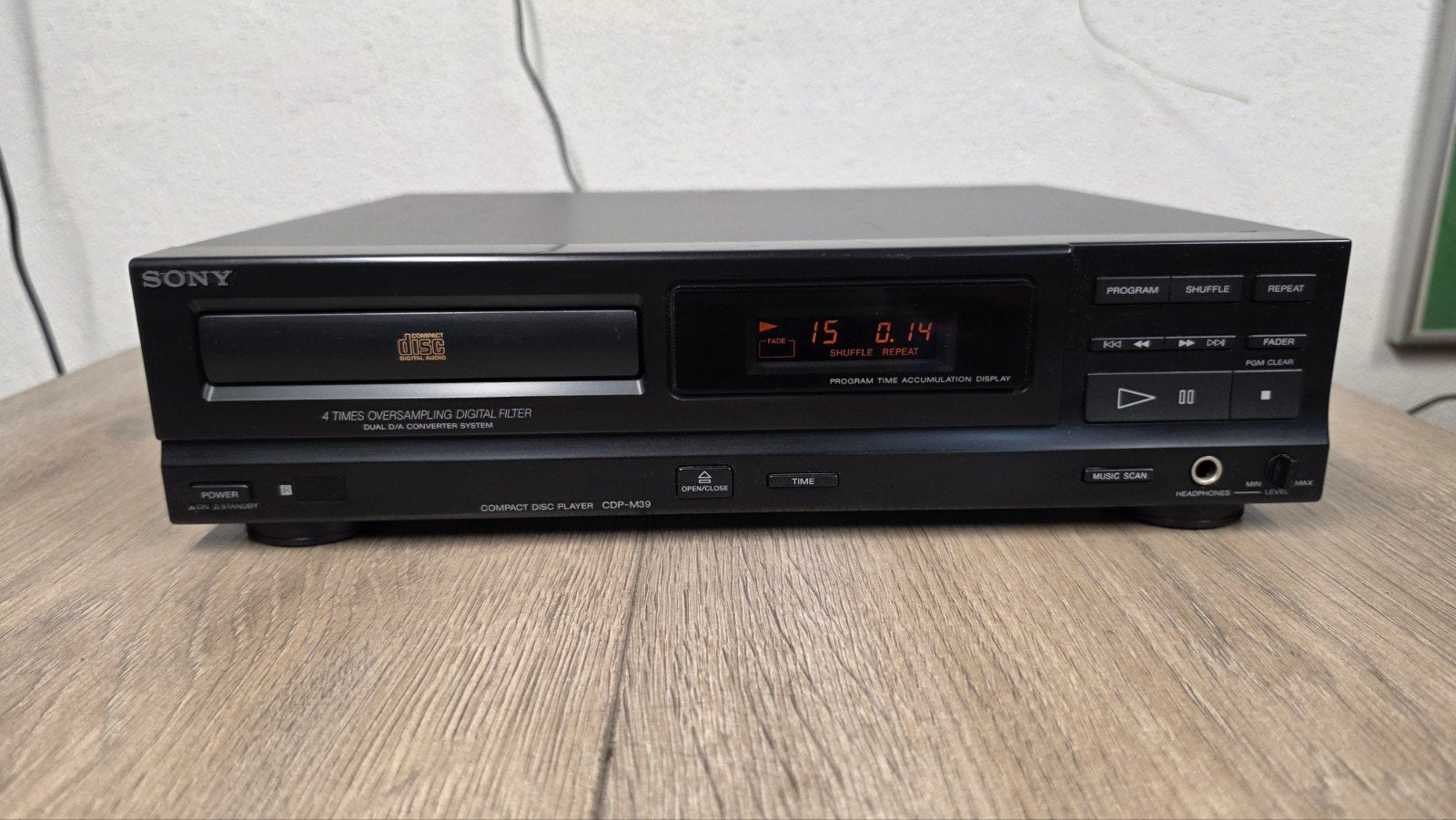 Sony CDP-M39 midi-formaat (35,5cm) CD speler, Gebruikt, Ophalen of Verzenden, Sony, Sony