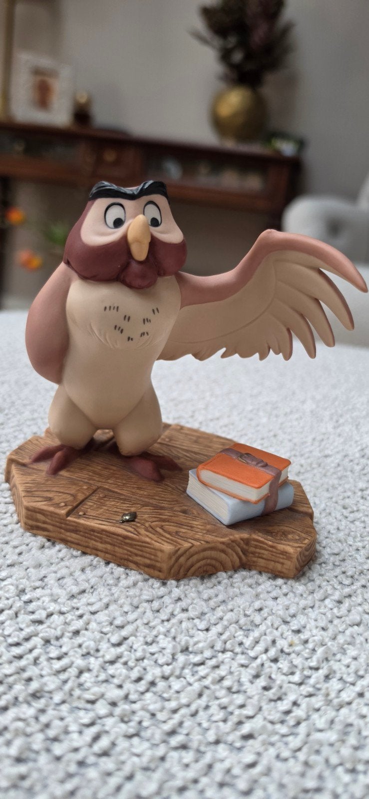 Disney Winnie de Poeh Uil beeldje - Zo goed als nieuw, Ophalen of Verzenden, Winnie de Poeh of vrienden, Zo goed als nieuw, Beeldje of Figuurtje