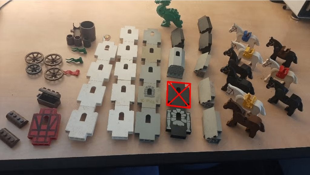 Lego kasteel onderdelen, Ophalen of Verzenden