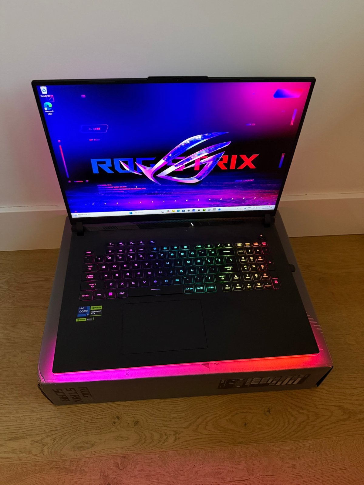 Asus ROG Strix Game Laptop Set | 4090 | 240Hz | 2TB, Ophalen of Verzenden, Zo goed als nieuw, Gaming, SSD