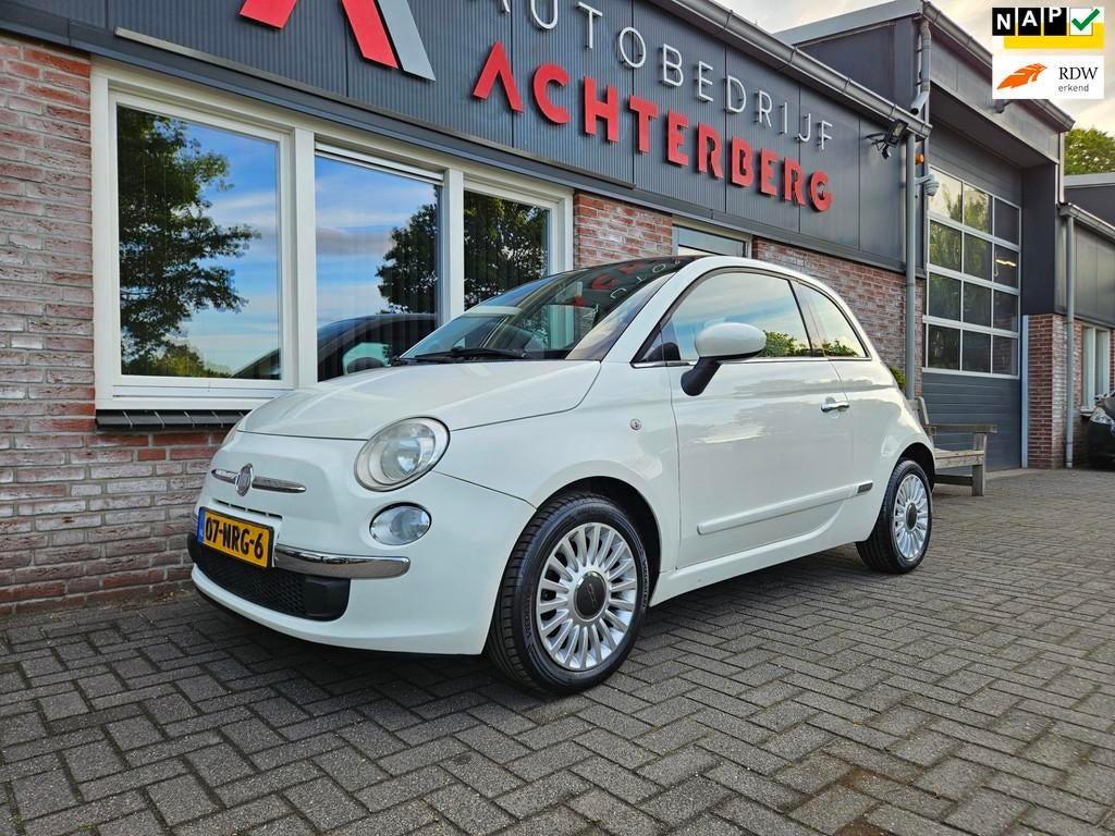 Fiat 500 1.2 Lounge Automaat! Panoramadak! Airco! NAP! Leuke, Auto's, Euro 5, Gebruikt, 1242 cc, 4 cilinders