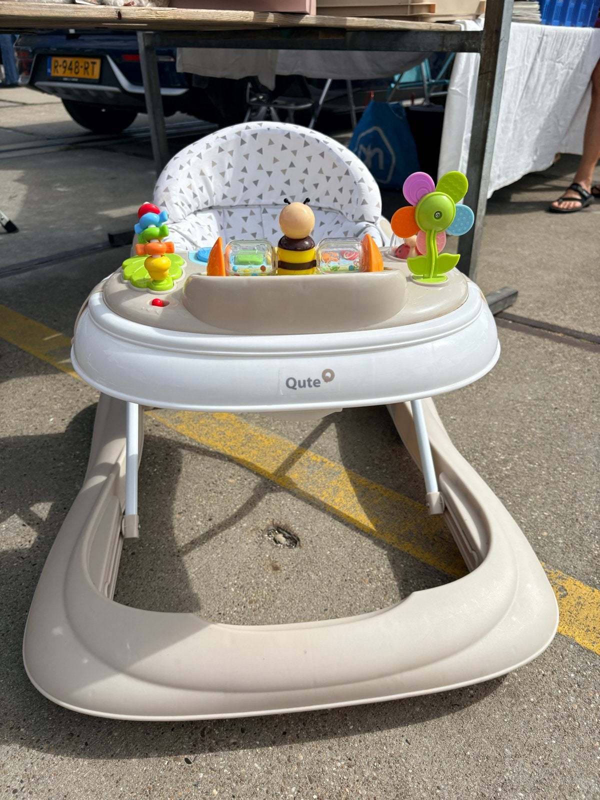 Qute Babywalker met speelpaneel, Ophalen, Zo goed als nieuw, Overige typen, Met geluid