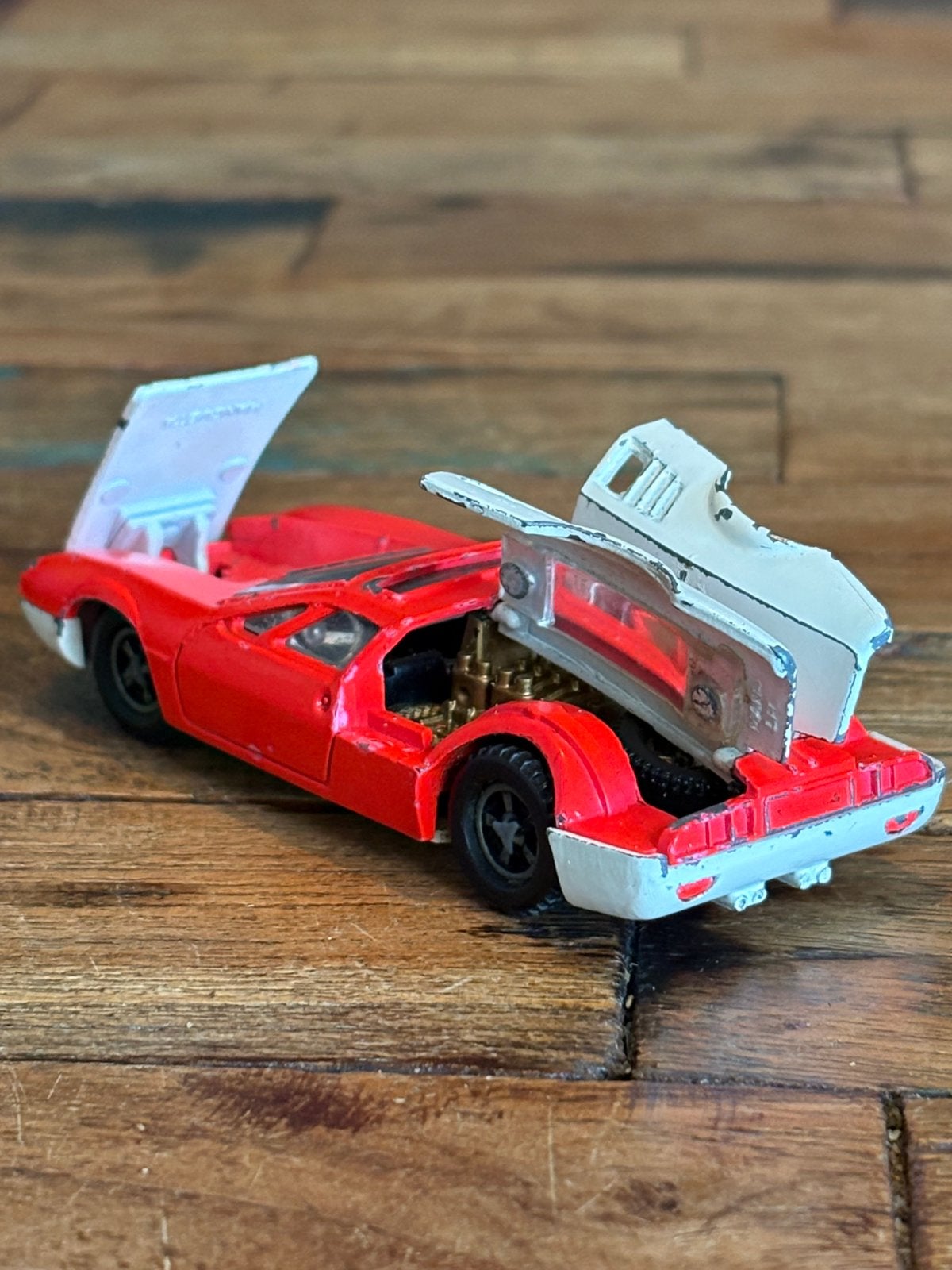 Dinky Toys 187 De Tomaso Mangusta nr. 7, Ophalen of Verzenden, Gebruikt, Auto, Dinky Toys